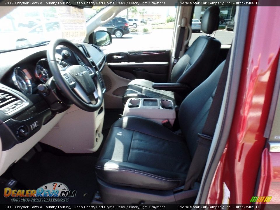 2012 Chrysler Town & Country Touring Deep Cherry Red Crystal Pearl / Black/Light Graystone Photo #4