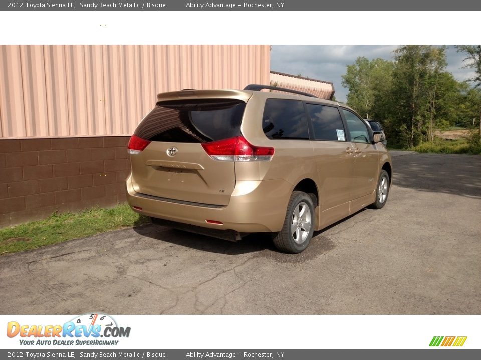 2012 Toyota Sienna LE Sandy Beach Metallic / Bisque Photo #8