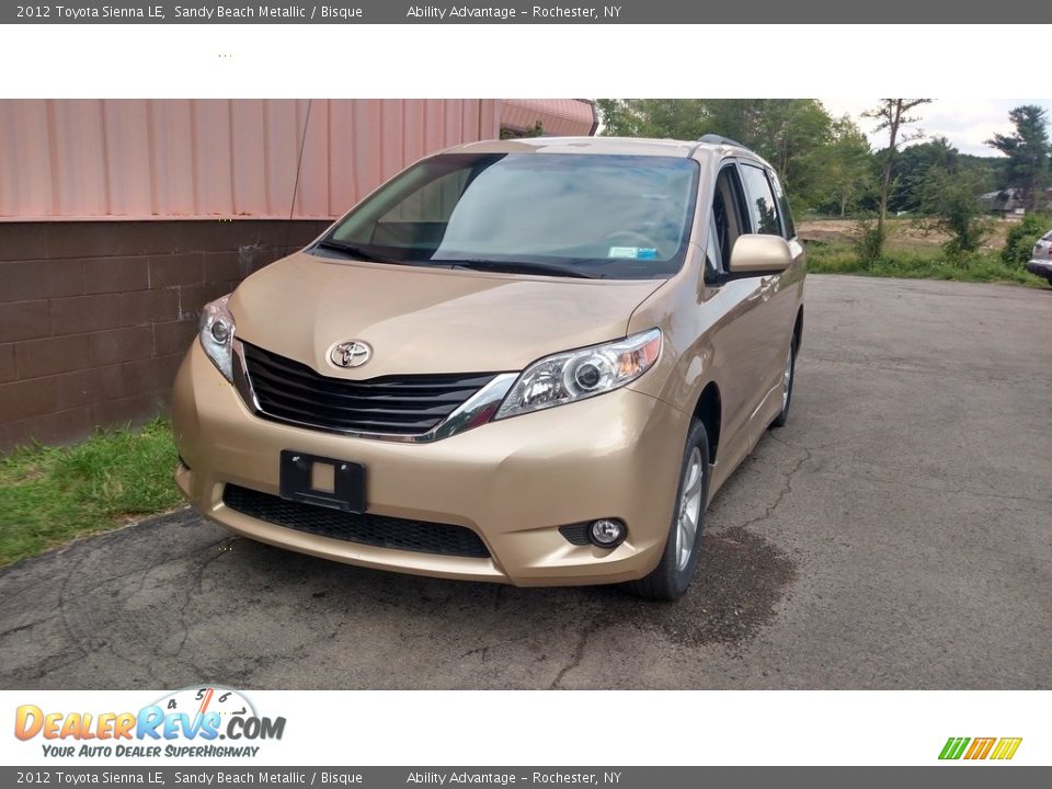 2012 Toyota Sienna LE Sandy Beach Metallic / Bisque Photo #9