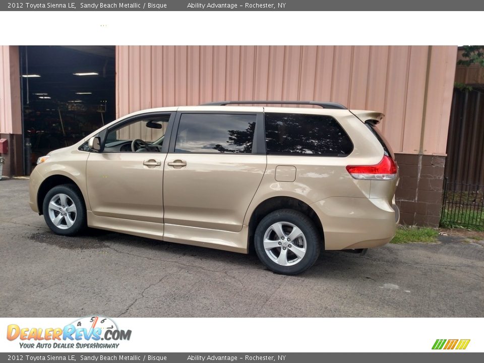 2012 Toyota Sienna LE Sandy Beach Metallic / Bisque Photo #12