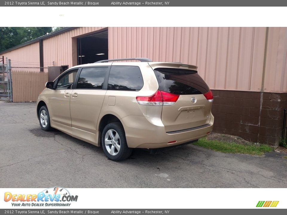 2012 Toyota Sienna LE Sandy Beach Metallic / Bisque Photo #13
