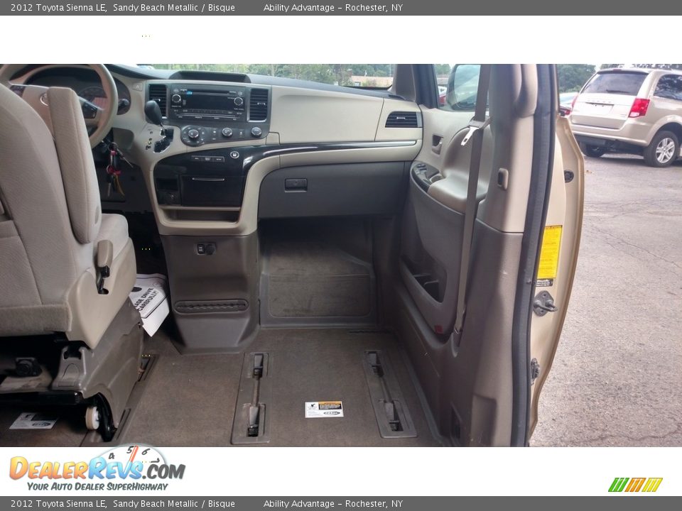 2012 Toyota Sienna LE Sandy Beach Metallic / Bisque Photo #16