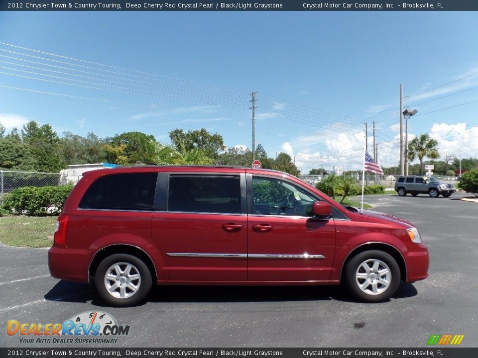 2012 Chrysler Town & Country Touring Deep Cherry Red Crystal Pearl / Black/Light Graystone Photo #12