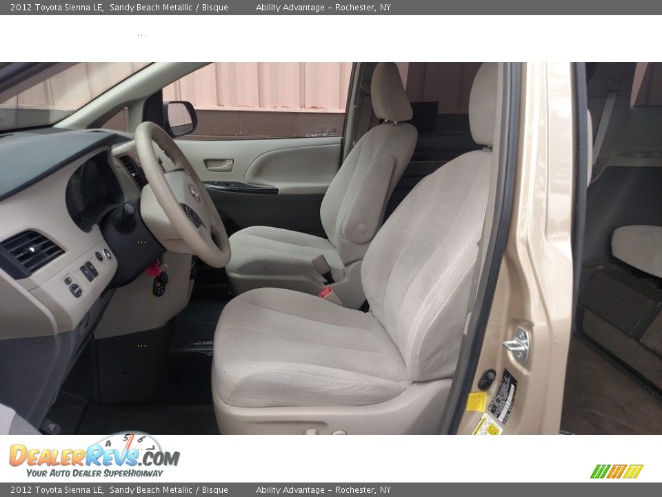 2012 Toyota Sienna LE Sandy Beach Metallic / Bisque Photo #23