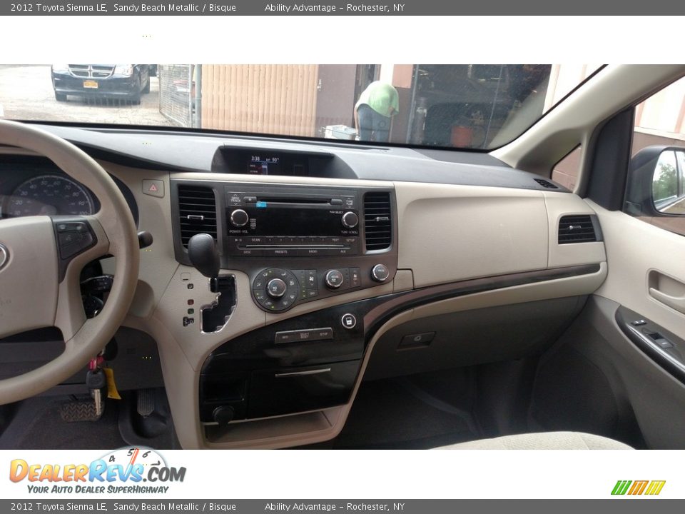 2012 Toyota Sienna LE Sandy Beach Metallic / Bisque Photo #25