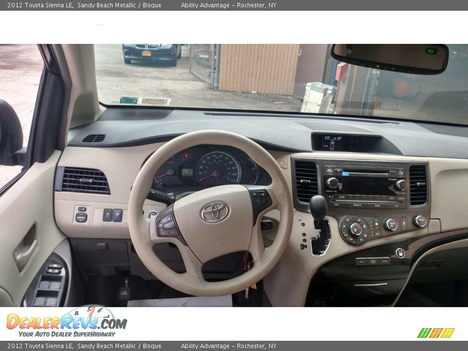 2012 Toyota Sienna LE Sandy Beach Metallic / Bisque Photo #29