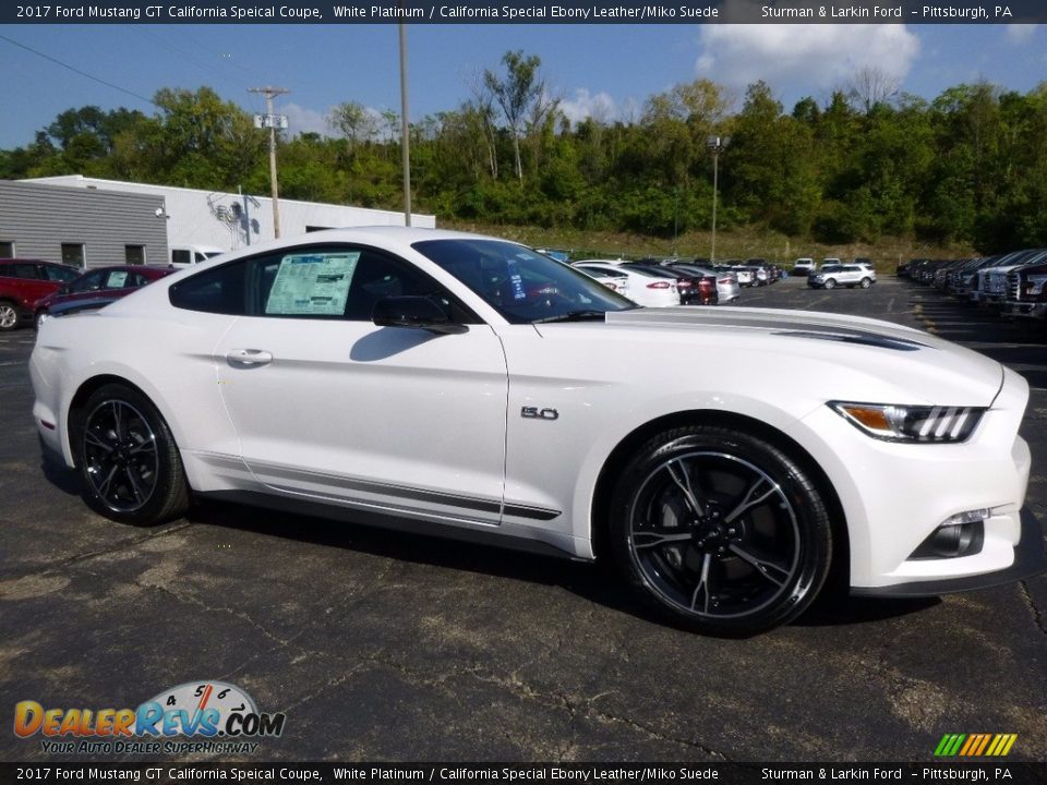 White Platinum 2017 Ford Mustang GT California Speical Coupe Photo #1