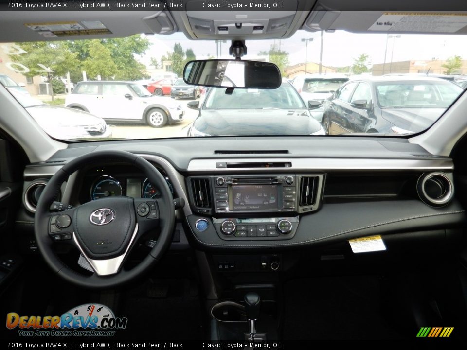 2016 Toyota RAV4 XLE Hybrid AWD Black Sand Pearl / Black Photo #5