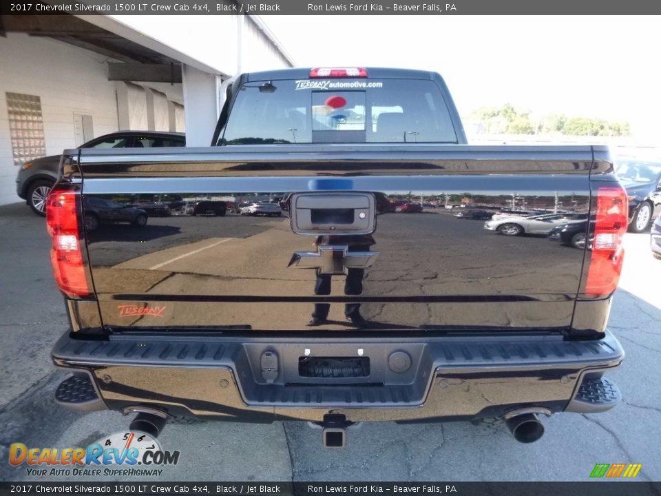 2017 Chevrolet Silverado 1500 LT Crew Cab 4x4 Black / Jet Black Photo #3