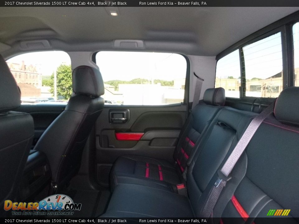 2017 Chevrolet Silverado 1500 LT Crew Cab 4x4 Black / Jet Black Photo #11