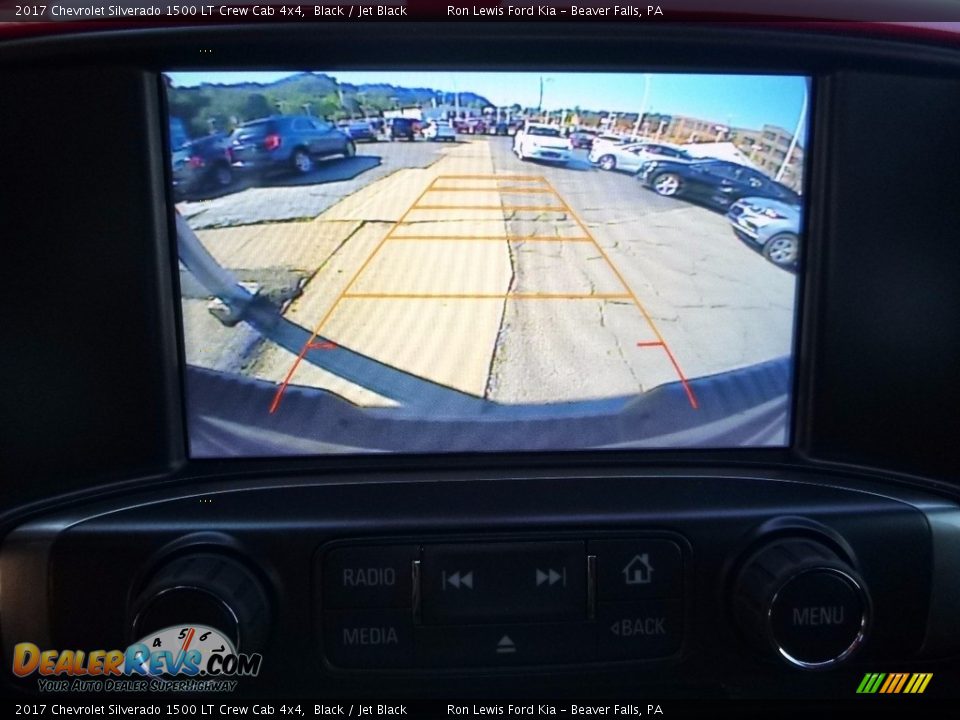 2017 Chevrolet Silverado 1500 LT Crew Cab 4x4 Black / Jet Black Photo #19