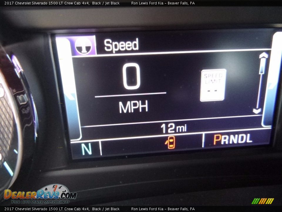 2017 Chevrolet Silverado 1500 LT Crew Cab 4x4 Black / Jet Black Photo #20