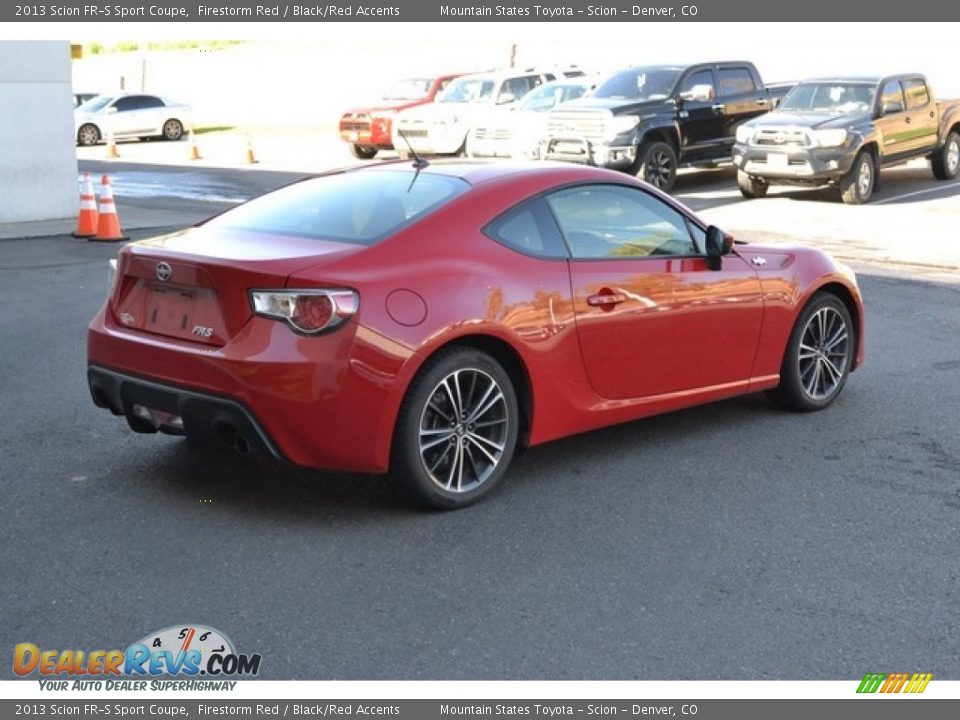 2013 Scion FR-S Sport Coupe Firestorm Red / Black/Red Accents Photo #2
