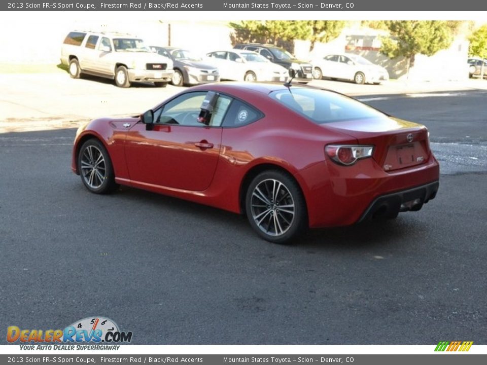 2013 Scion FR-S Sport Coupe Firestorm Red / Black/Red Accents Photo #3