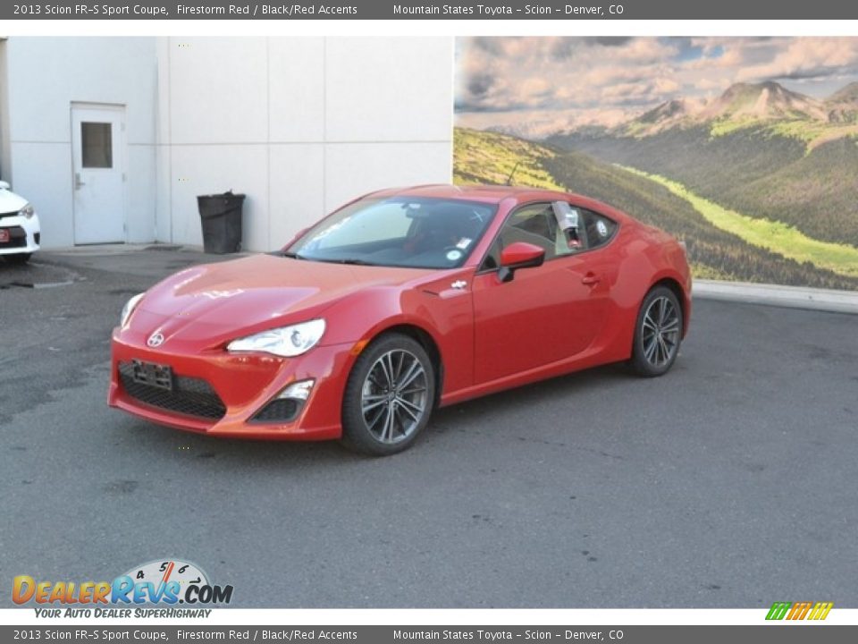 2013 Scion FR-S Sport Coupe Firestorm Red / Black/Red Accents Photo #4
