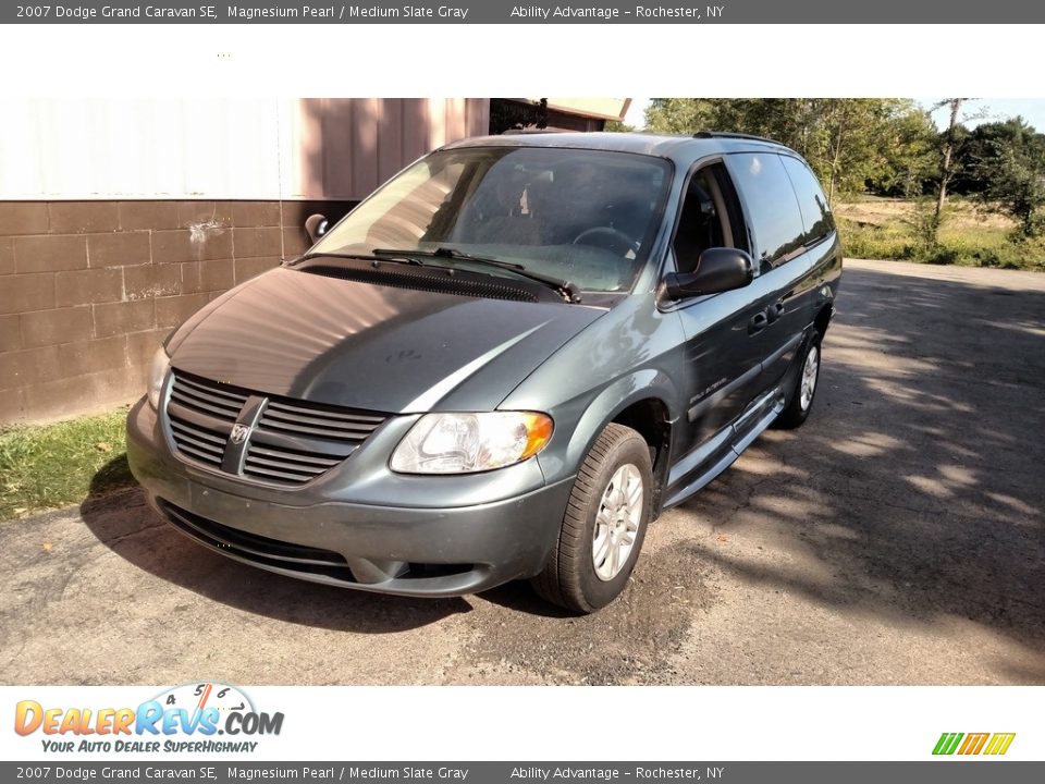 2007 Dodge Grand Caravan SE Magnesium Pearl / Medium Slate Gray Photo #9