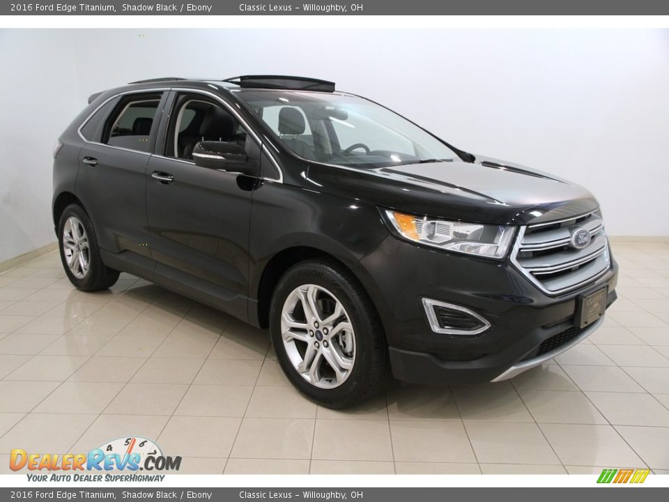 2016 Ford Edge Titanium Shadow Black / Ebony Photo #1