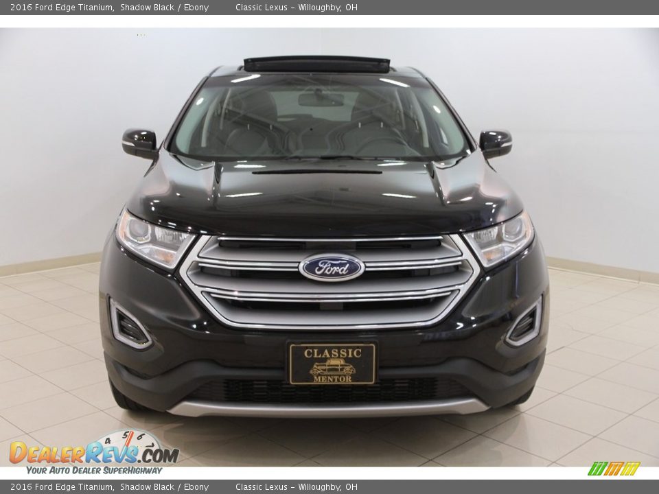 2016 Ford Edge Titanium Shadow Black / Ebony Photo #2