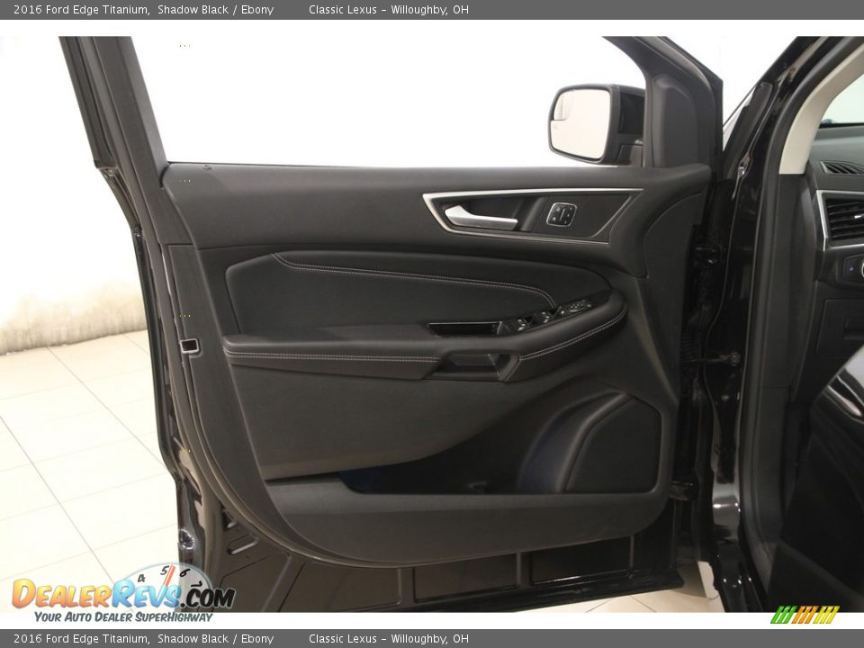 2016 Ford Edge Titanium Shadow Black / Ebony Photo #4