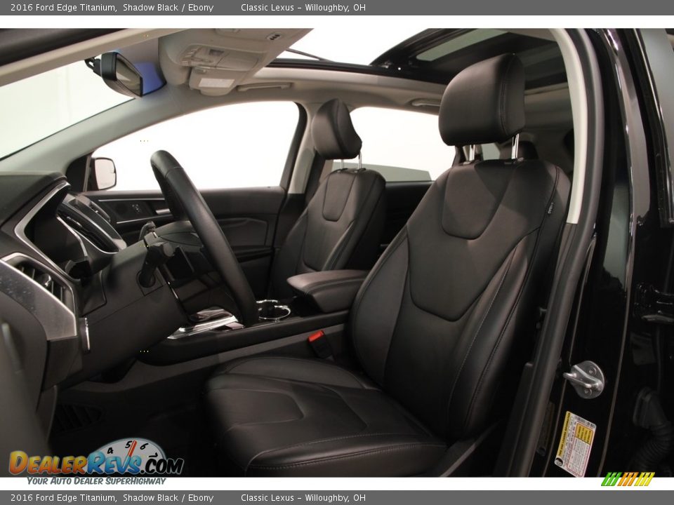 2016 Ford Edge Titanium Shadow Black / Ebony Photo #5