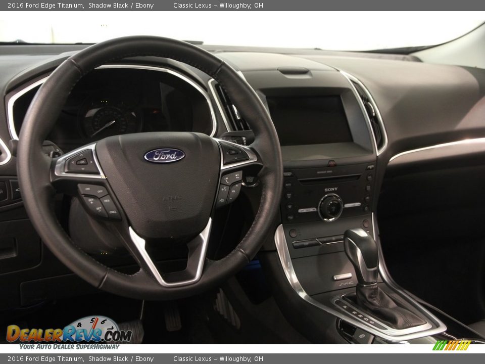 2016 Ford Edge Titanium Shadow Black / Ebony Photo #6