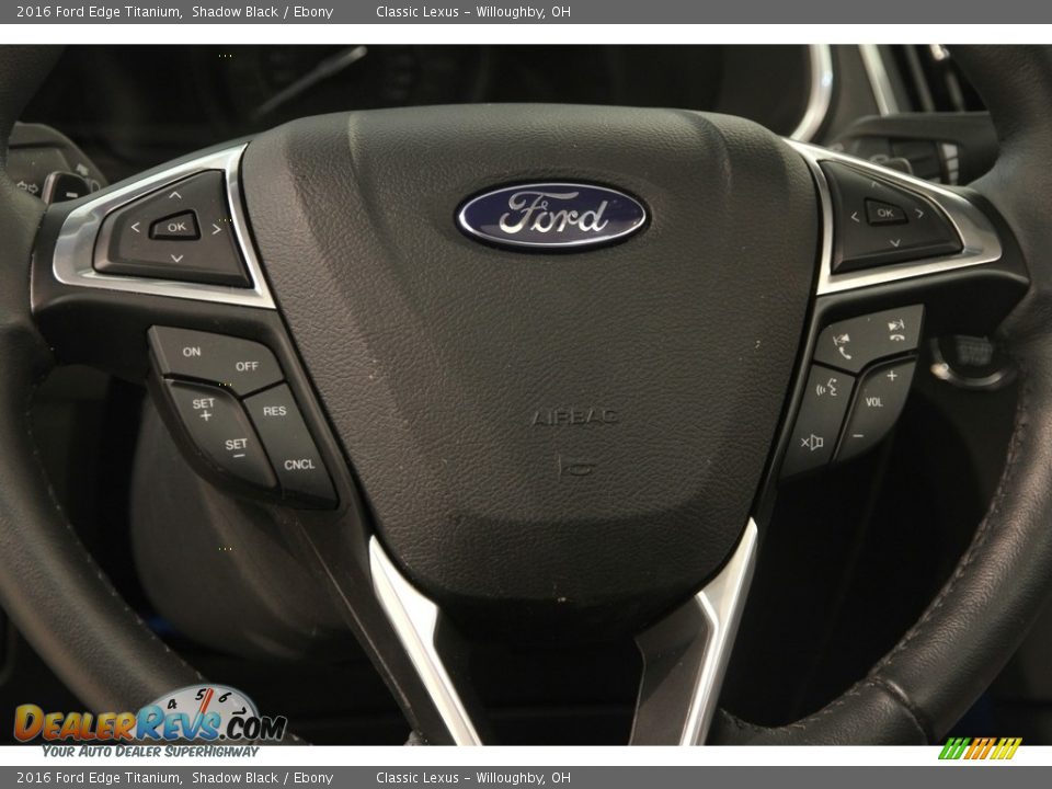 2016 Ford Edge Titanium Shadow Black / Ebony Photo #7
