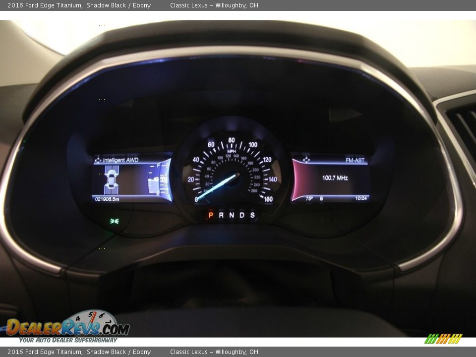 2016 Ford Edge Titanium Shadow Black / Ebony Photo #8