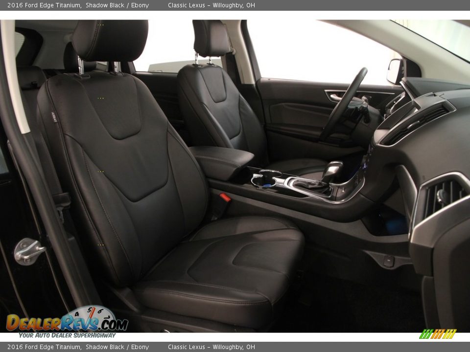 2016 Ford Edge Titanium Shadow Black / Ebony Photo #16