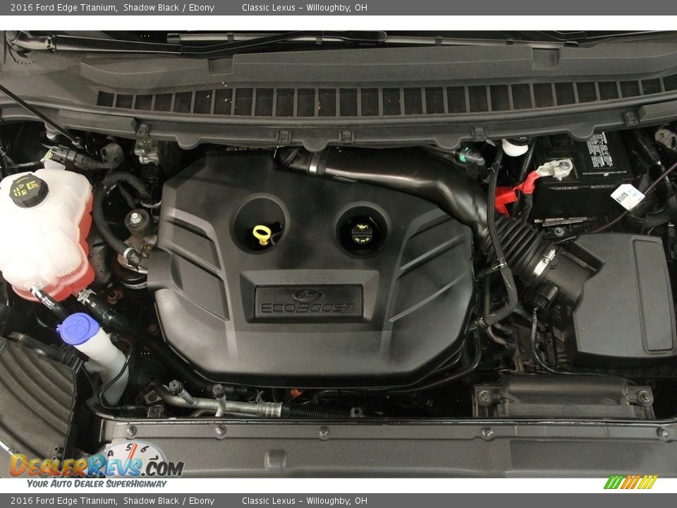 2016 Ford Edge Titanium Shadow Black / Ebony Photo #20