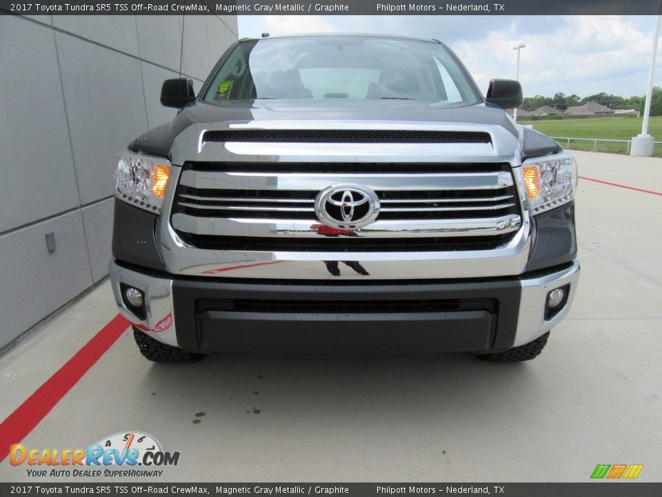 2017 Toyota Tundra SR5 TSS Off-Road CrewMax Magnetic Gray Metallic / Graphite Photo #8