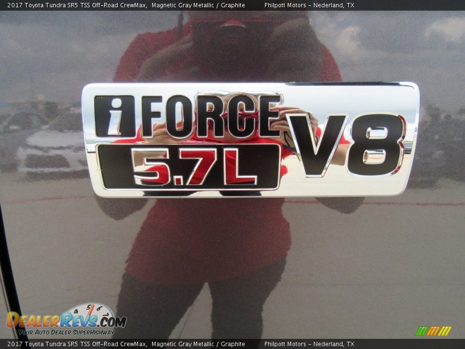 2017 Toyota Tundra SR5 TSS Off-Road CrewMax Magnetic Gray Metallic / Graphite Photo #14