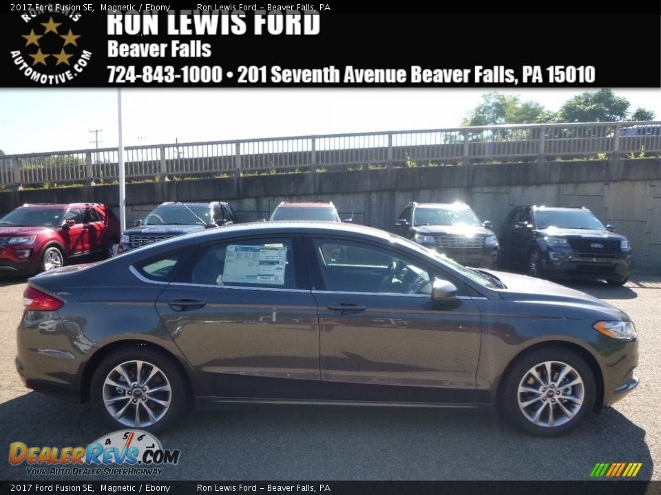 2017 Ford Fusion SE Magnetic / Ebony Photo #1
