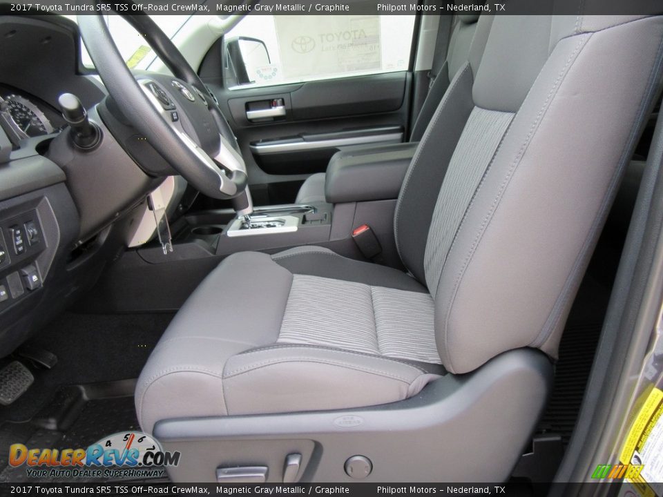 Front Seat of 2017 Toyota Tundra SR5 TSS Off-Road CrewMax Photo #23