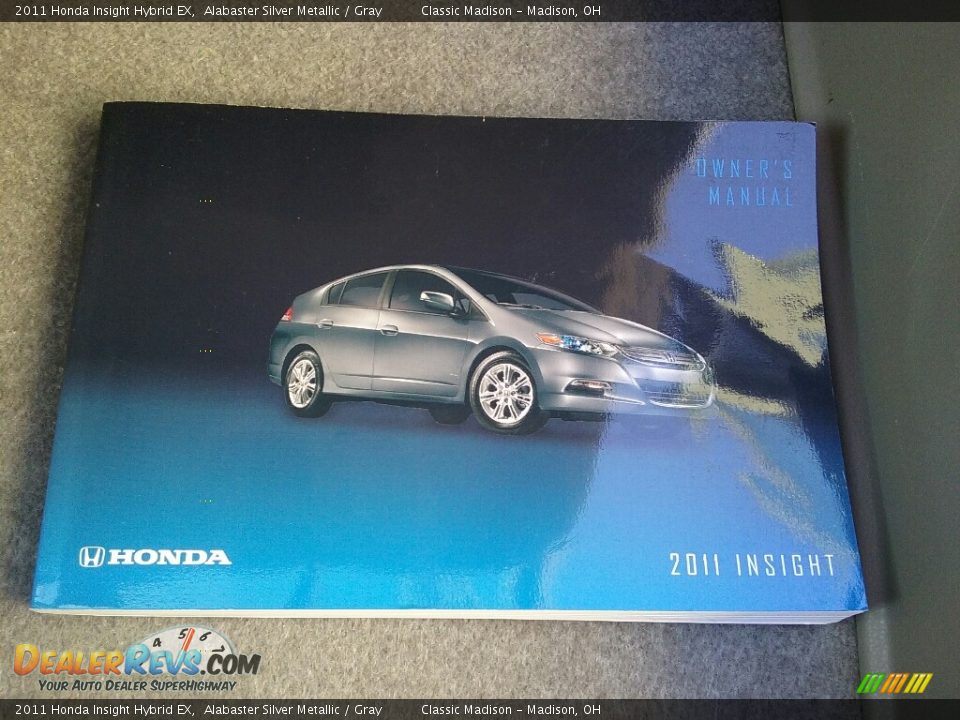 2011 Honda Insight Hybrid EX Alabaster Silver Metallic / Gray Photo #18