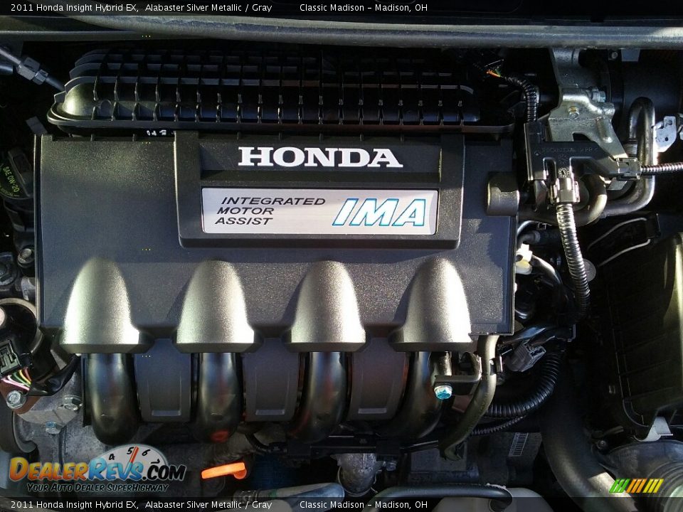 2011 Honda Insight Hybrid EX Alabaster Silver Metallic / Gray Photo #19