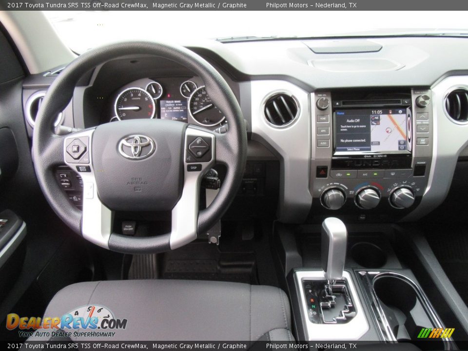 Dashboard of 2017 Toyota Tundra SR5 TSS Off-Road CrewMax Photo #25