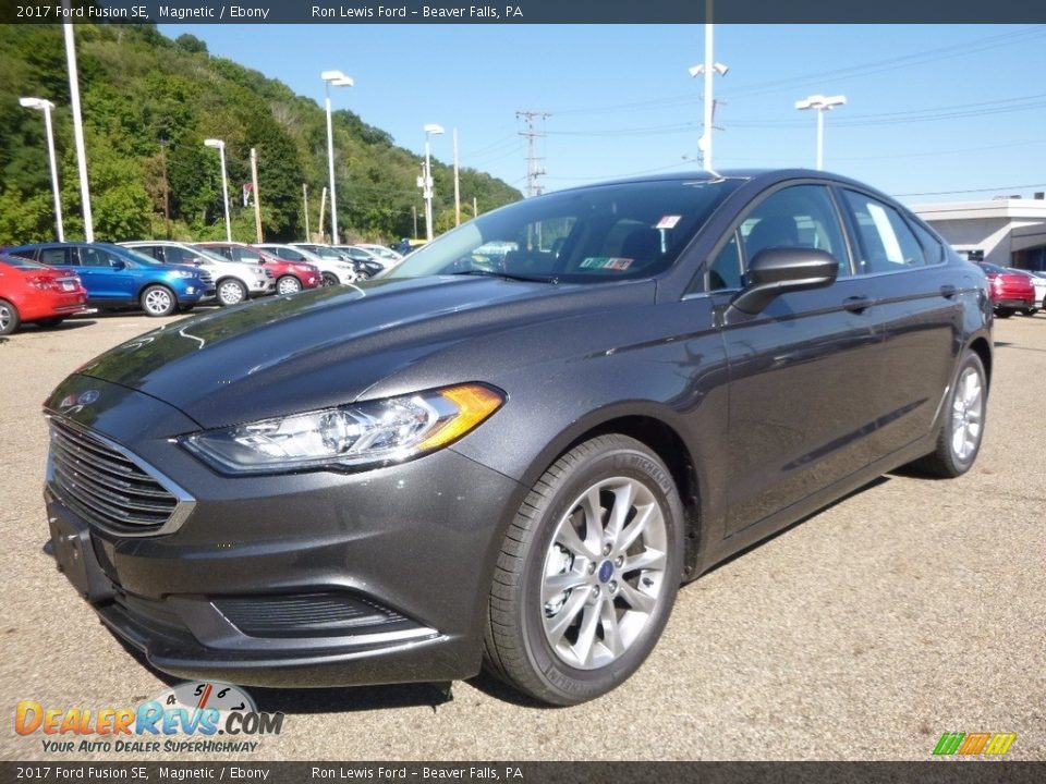 2017 Ford Fusion SE Magnetic / Ebony Photo #7
