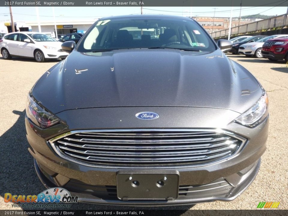 2017 Ford Fusion SE Magnetic / Ebony Photo #8