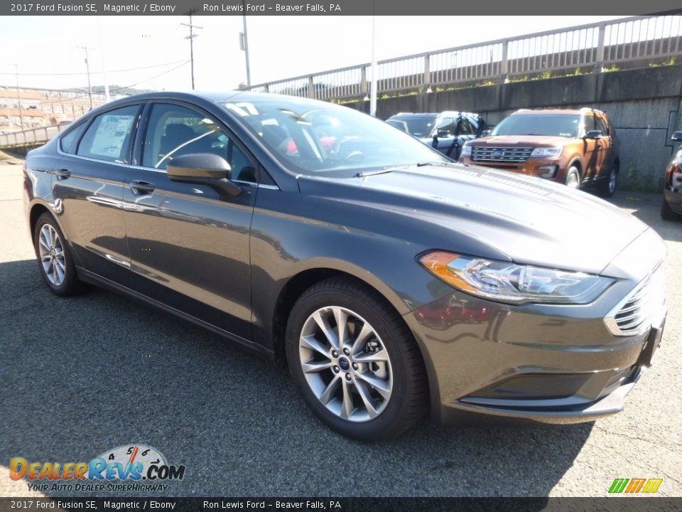 2017 Ford Fusion SE Magnetic / Ebony Photo #9