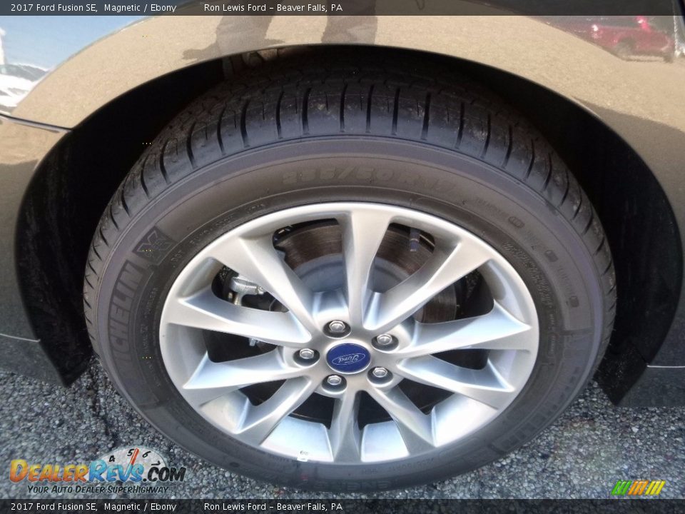 2017 Ford Fusion SE Magnetic / Ebony Photo #10