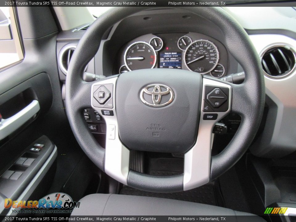2017 Toyota Tundra SR5 TSS Off-Road CrewMax Steering Wheel Photo #31