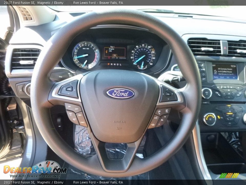 2017 Ford Fusion SE Magnetic / Ebony Photo #17
