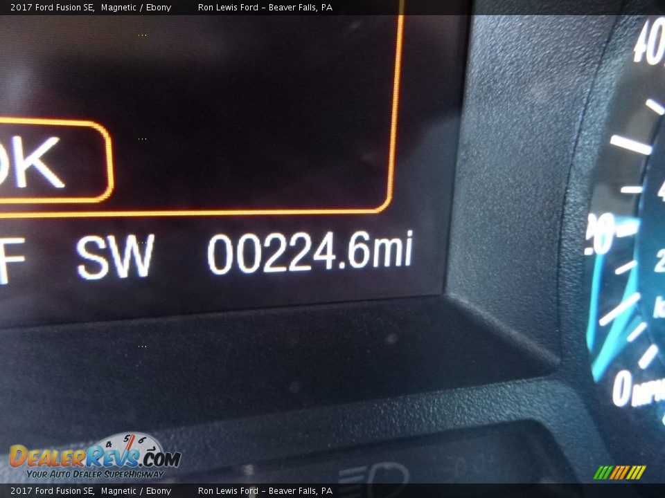 2017 Ford Fusion SE Magnetic / Ebony Photo #20