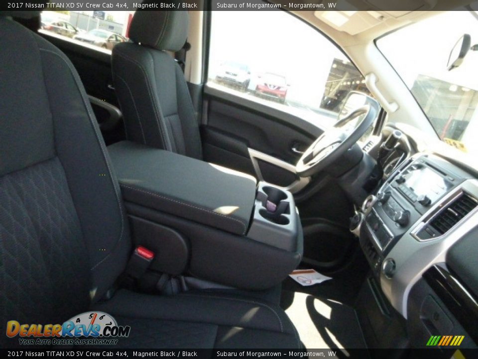 2017 Nissan TITAN XD SV Crew Cab 4x4 Magnetic Black / Black Photo #3