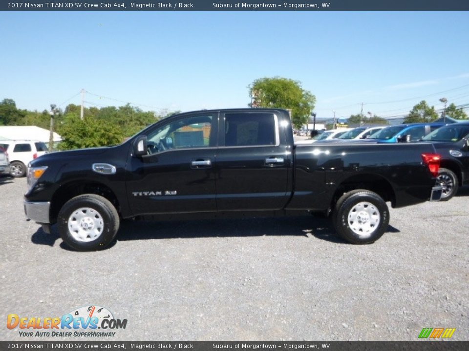 2017 Nissan TITAN XD SV Crew Cab 4x4 Magnetic Black / Black Photo #12