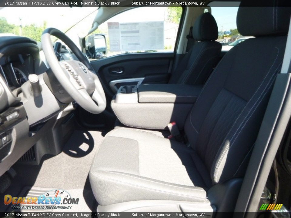 2017 Nissan TITAN XD SV Crew Cab 4x4 Magnetic Black / Black Photo #15