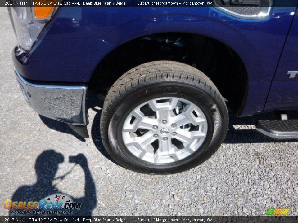2017 Nissan TITAN XD SV Crew Cab 4x4 Deep Blue Pearl / Beige Photo #2