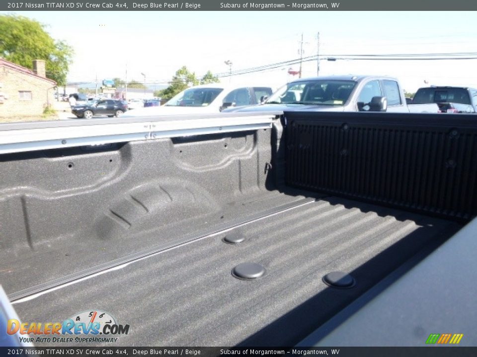 2017 Nissan TITAN XD SV Crew Cab 4x4 Deep Blue Pearl / Beige Photo #4
