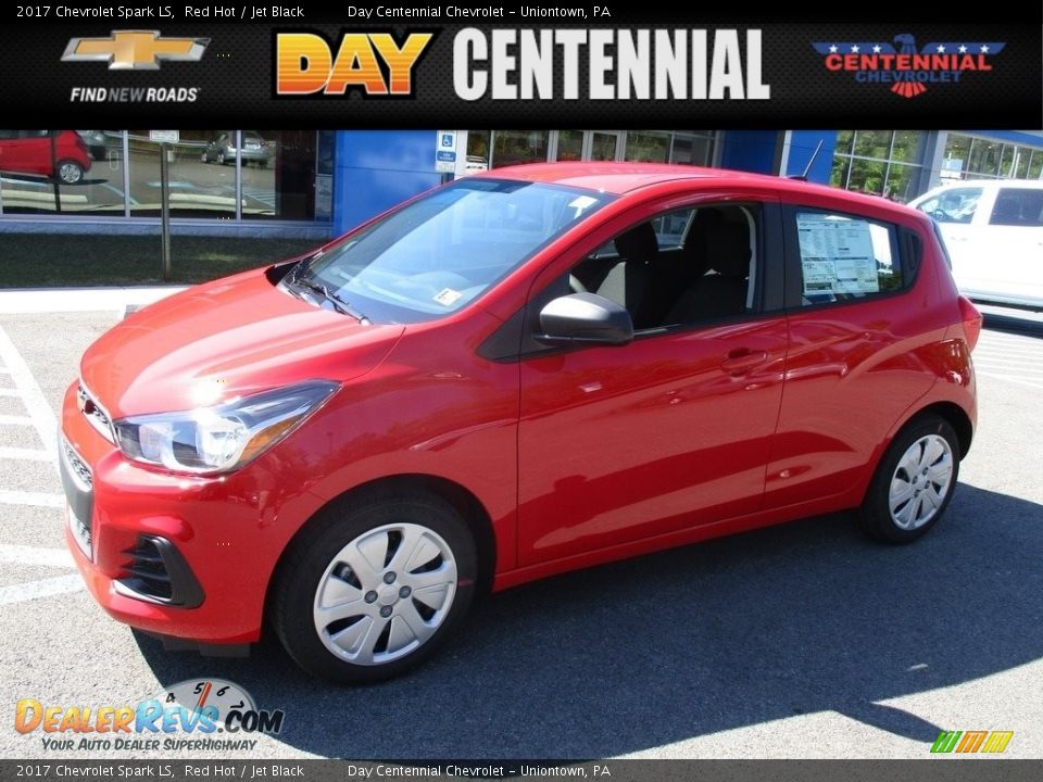2017 Chevrolet Spark LS Red Hot / Jet Black Photo #1