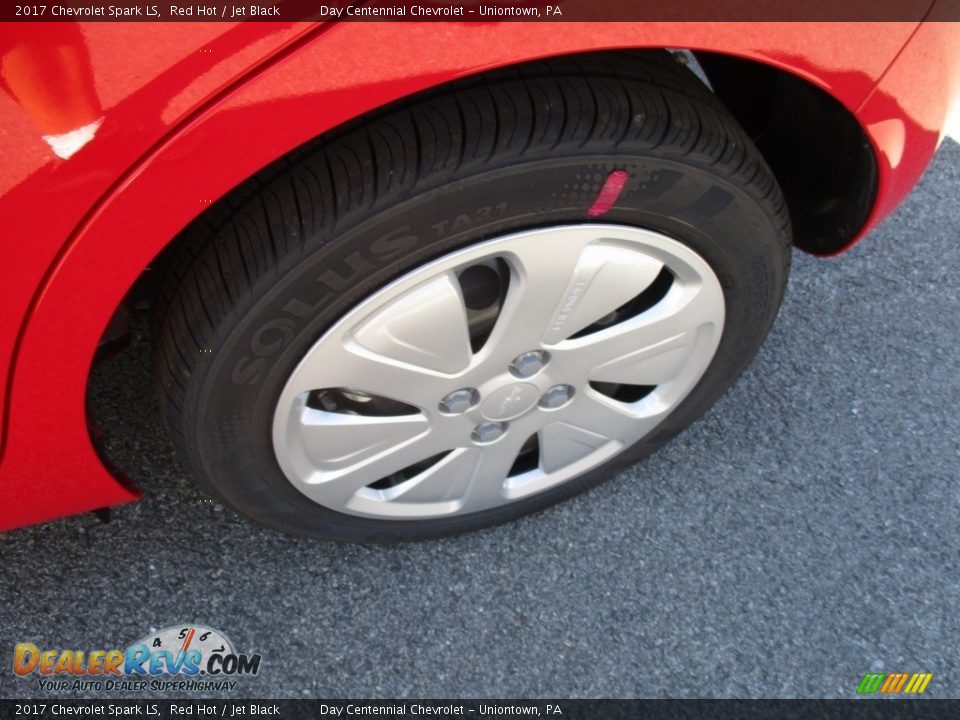 2017 Chevrolet Spark LS Red Hot / Jet Black Photo #4